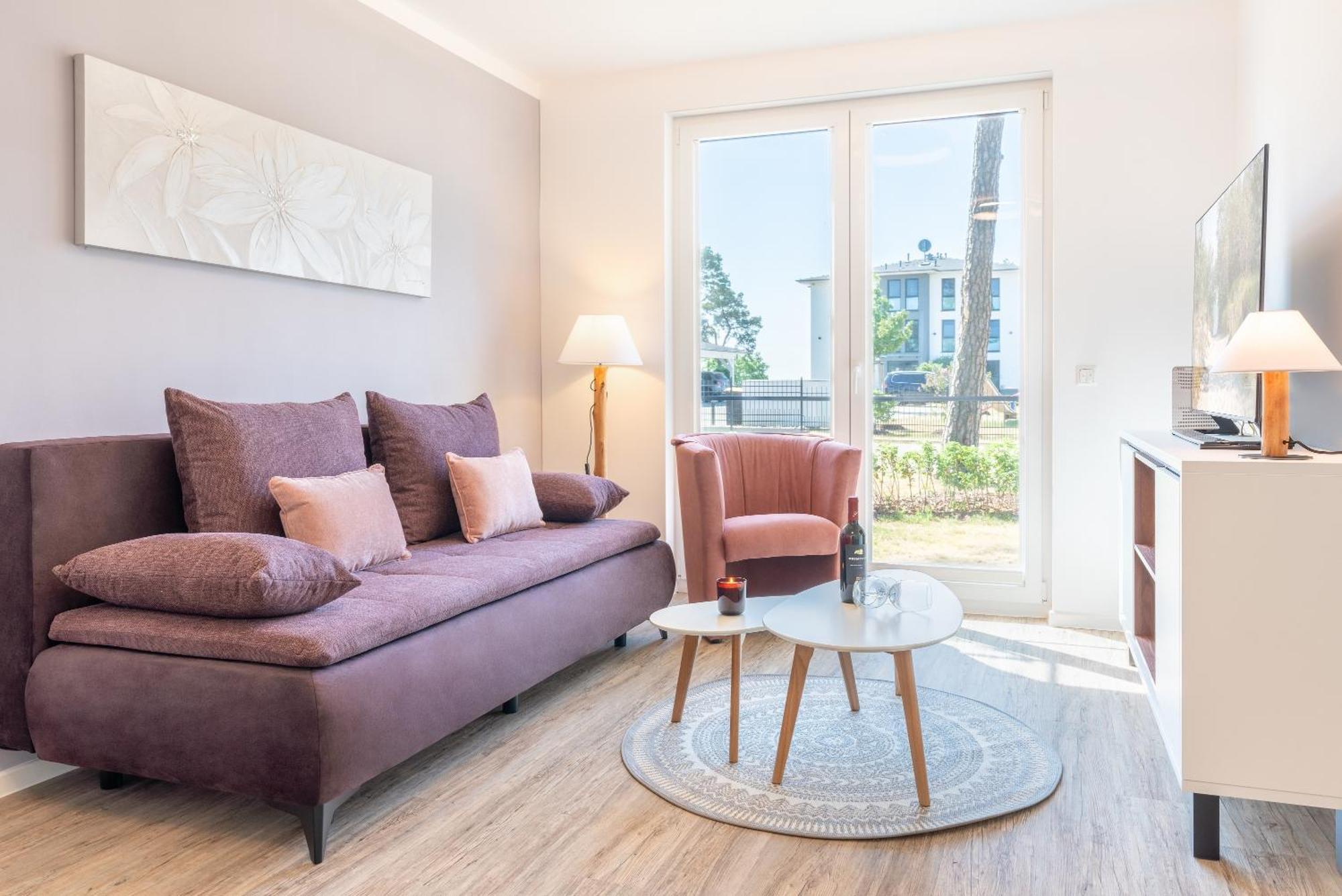 Terrassenwohnung "Haffgefluester" - Haffresidenz Garz  Exterior foto